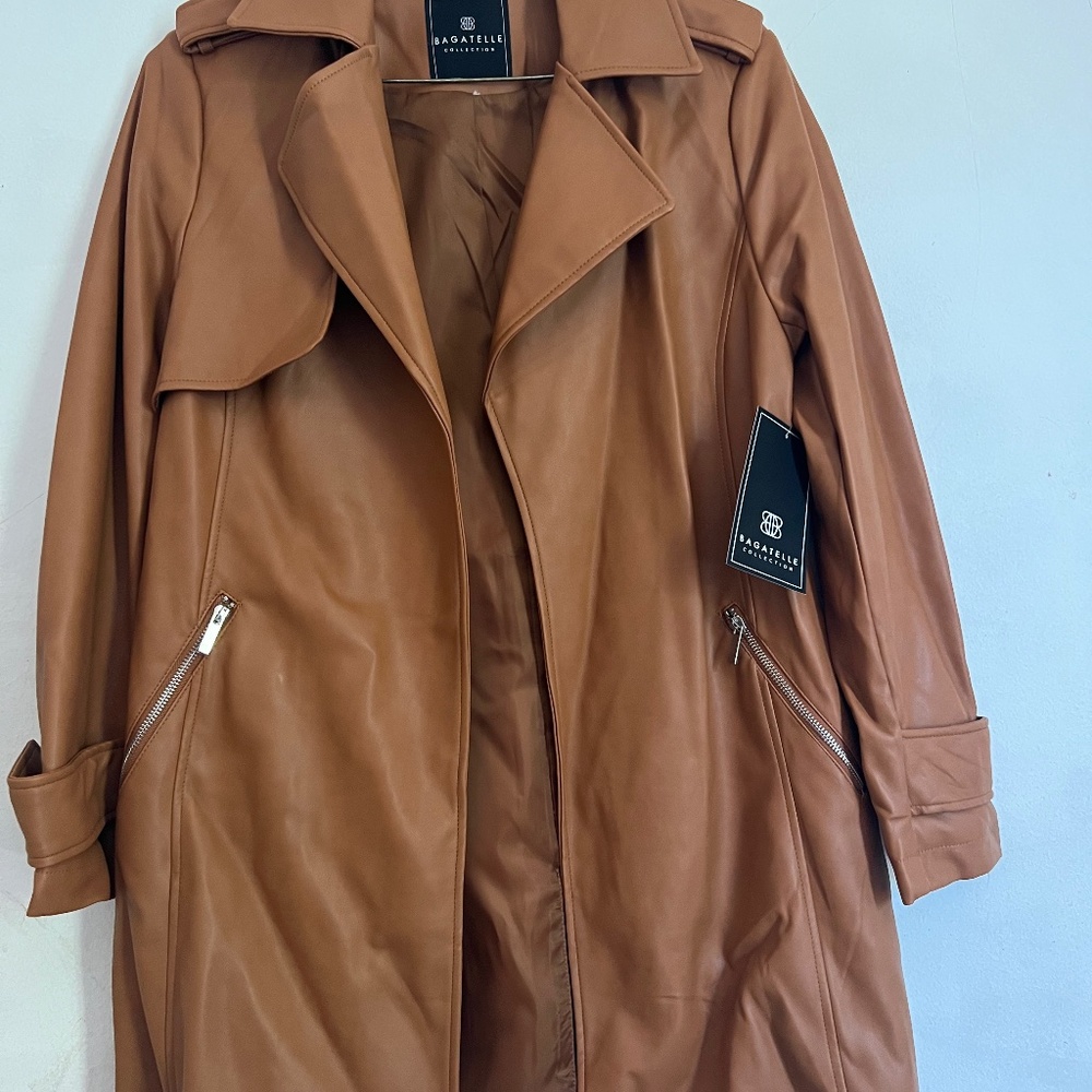 BAGATELLE COLLECTION Faux Leather Jacket